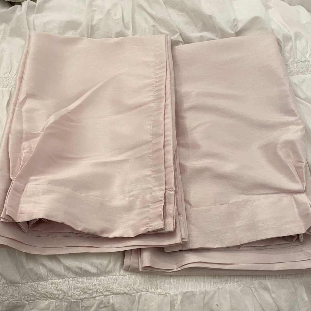 Simply Shabby Chic Light Pink Curtain Panels - Picture 12 of 12